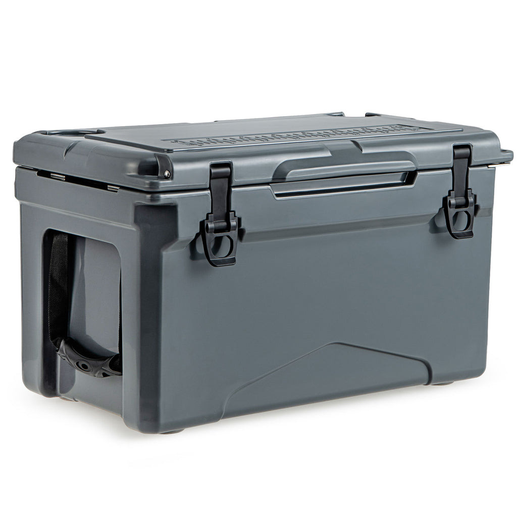 28L Rotomolded Cooler Insulated Portable Ice Chest-Dark Grey