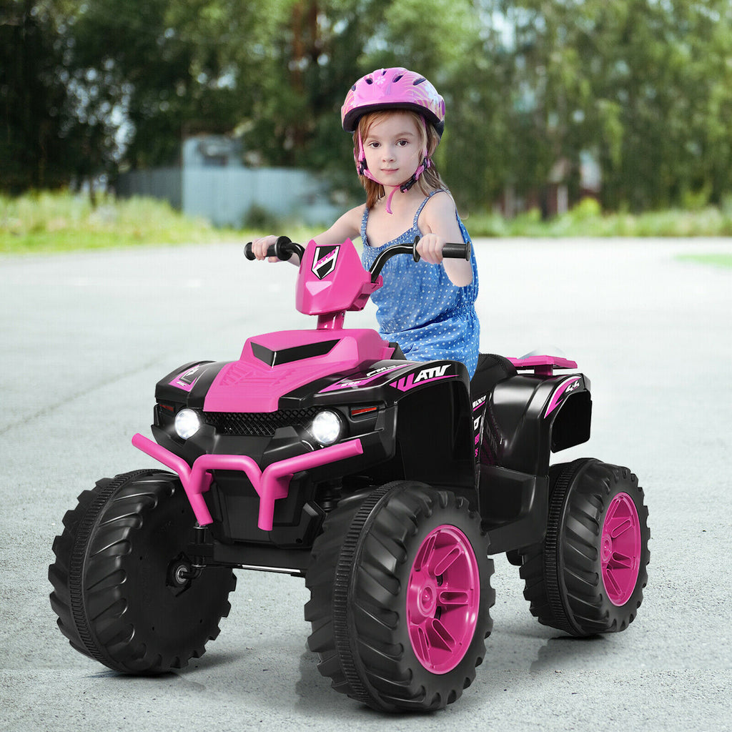 12v Electric Kids Ride On ATV / Quad Bike-Pink