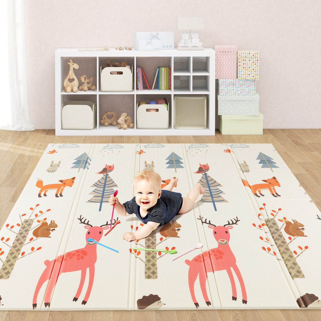 200 x 180 cm Extra Large Baby Floor Mat with Carry Bag-B