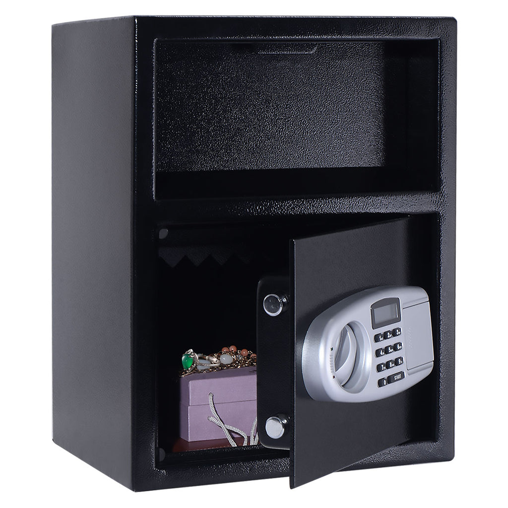 Electronic Security Safe Box with 2 Manual Override Keys for Home Office