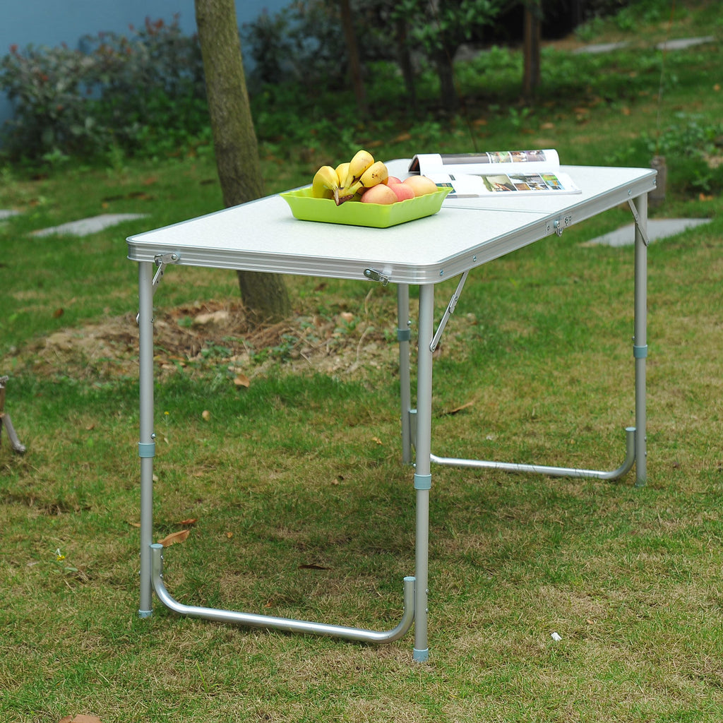 Portable Aluminium Foldable Table - Inspirely