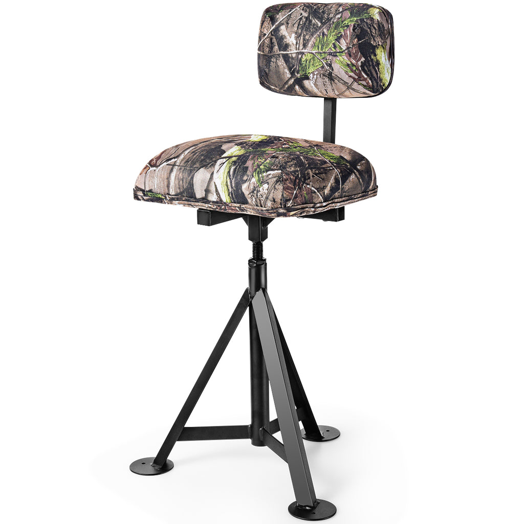 Swivel Hunting Chair with Detachable Backrest
