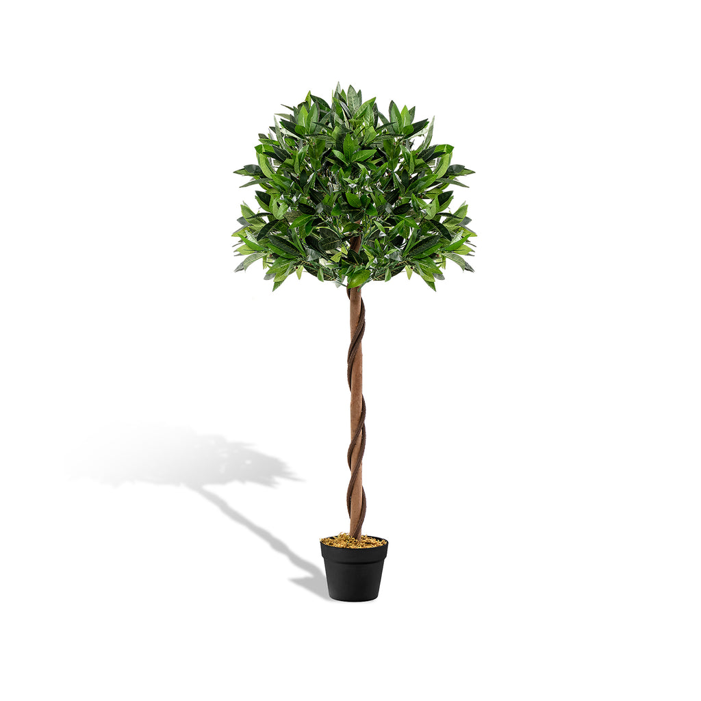 120 CM Tall Artificial Bay Laurel Tree Fake Potted Plant