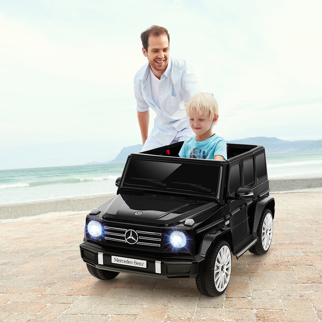 12V Licensed Mercedes-Benz Kids Ride-on Car with Remote Control-Black