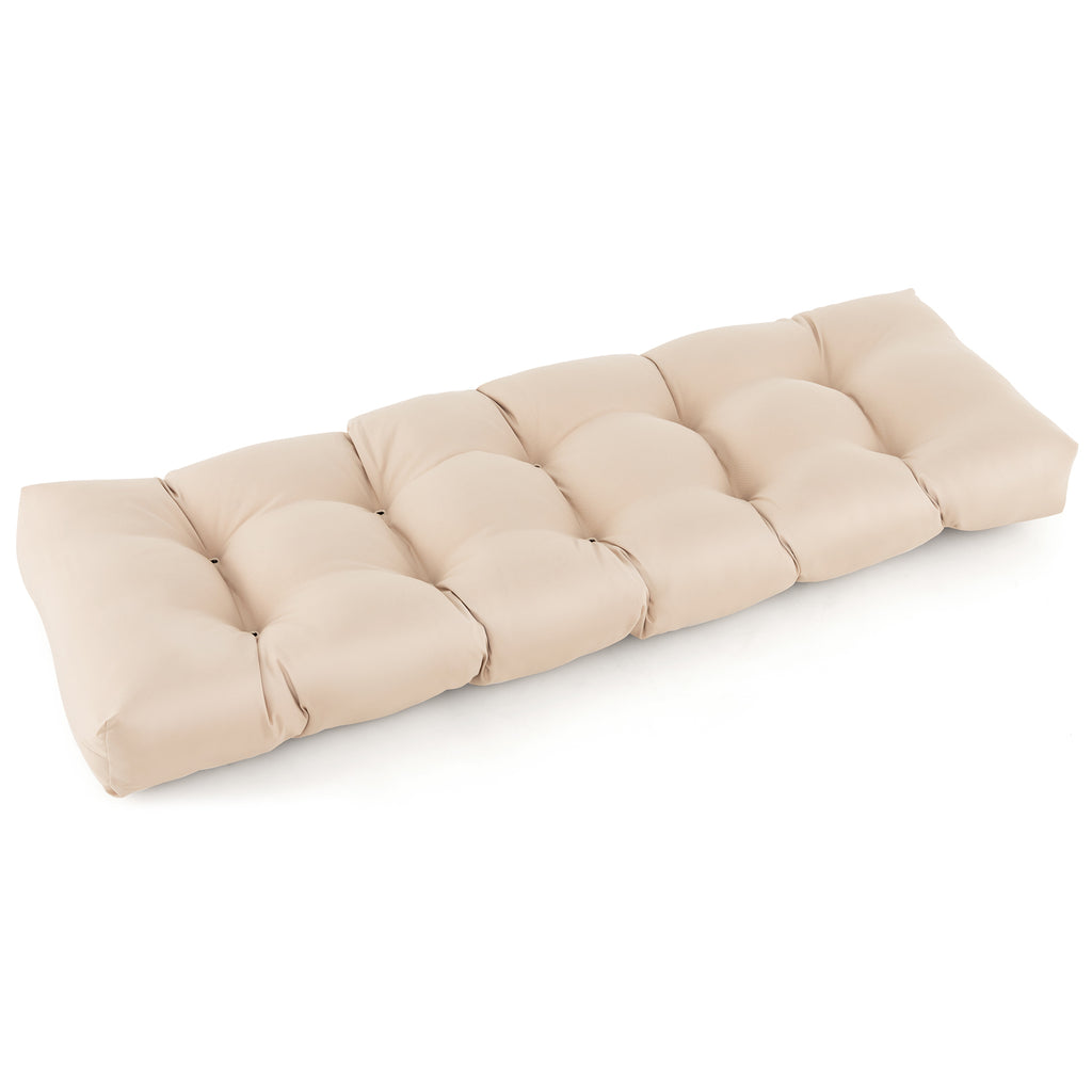 15cm Thick Garden Bench Cushion for Outdoor and Indoor Use-Beige