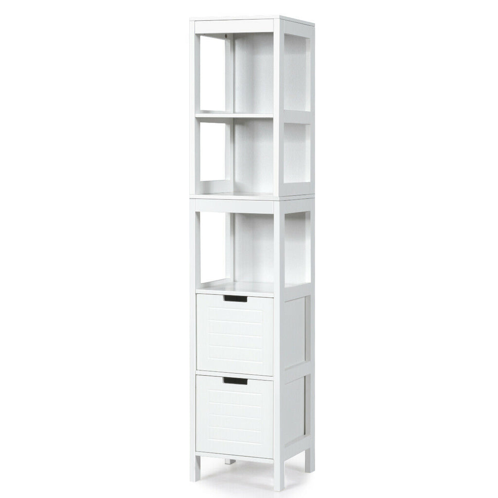 Tall Storage Unit with 2 Deep Box Drawers