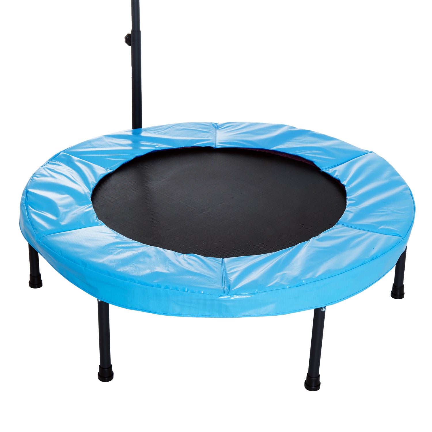 Trampoline Rebounder, Adjustable Handle for Children and Adults Blue - Inspirely