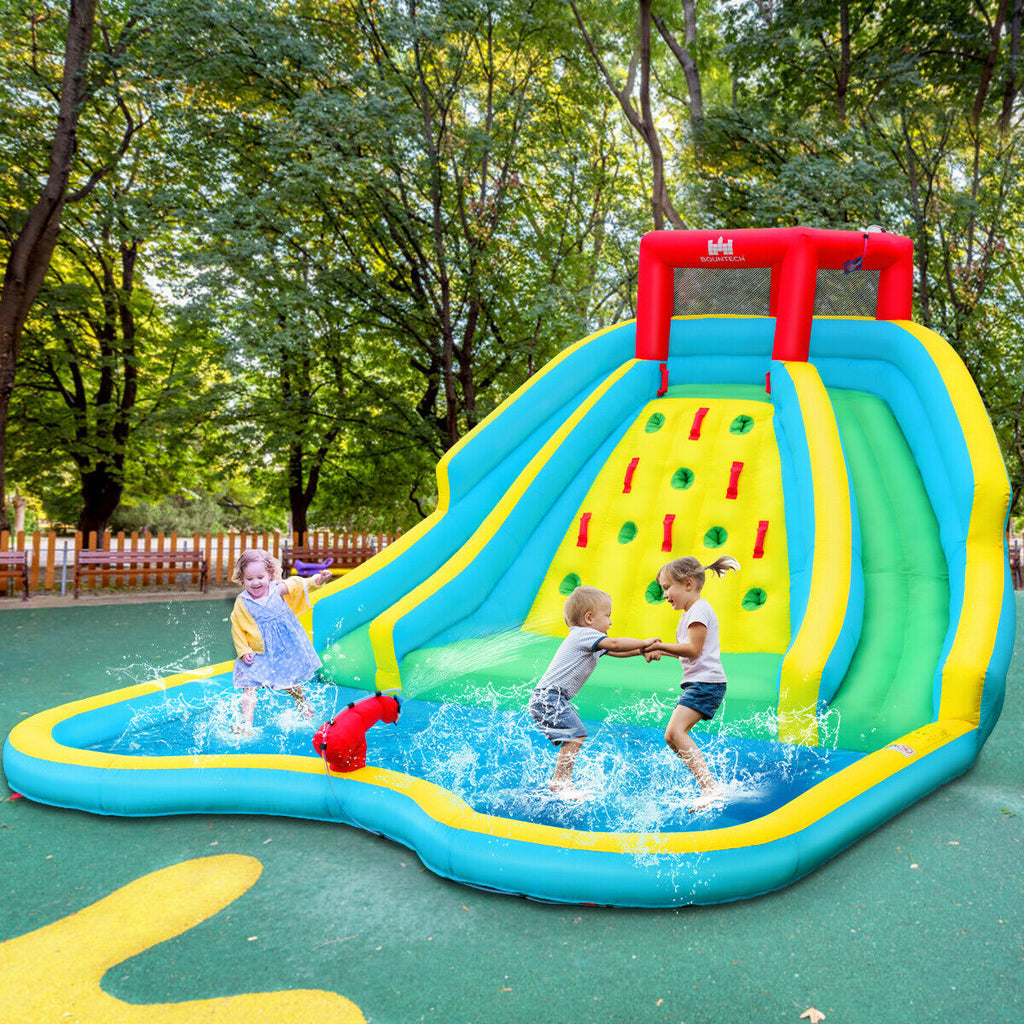 Inflatable Bouncy Water Castle with Double Water Slide