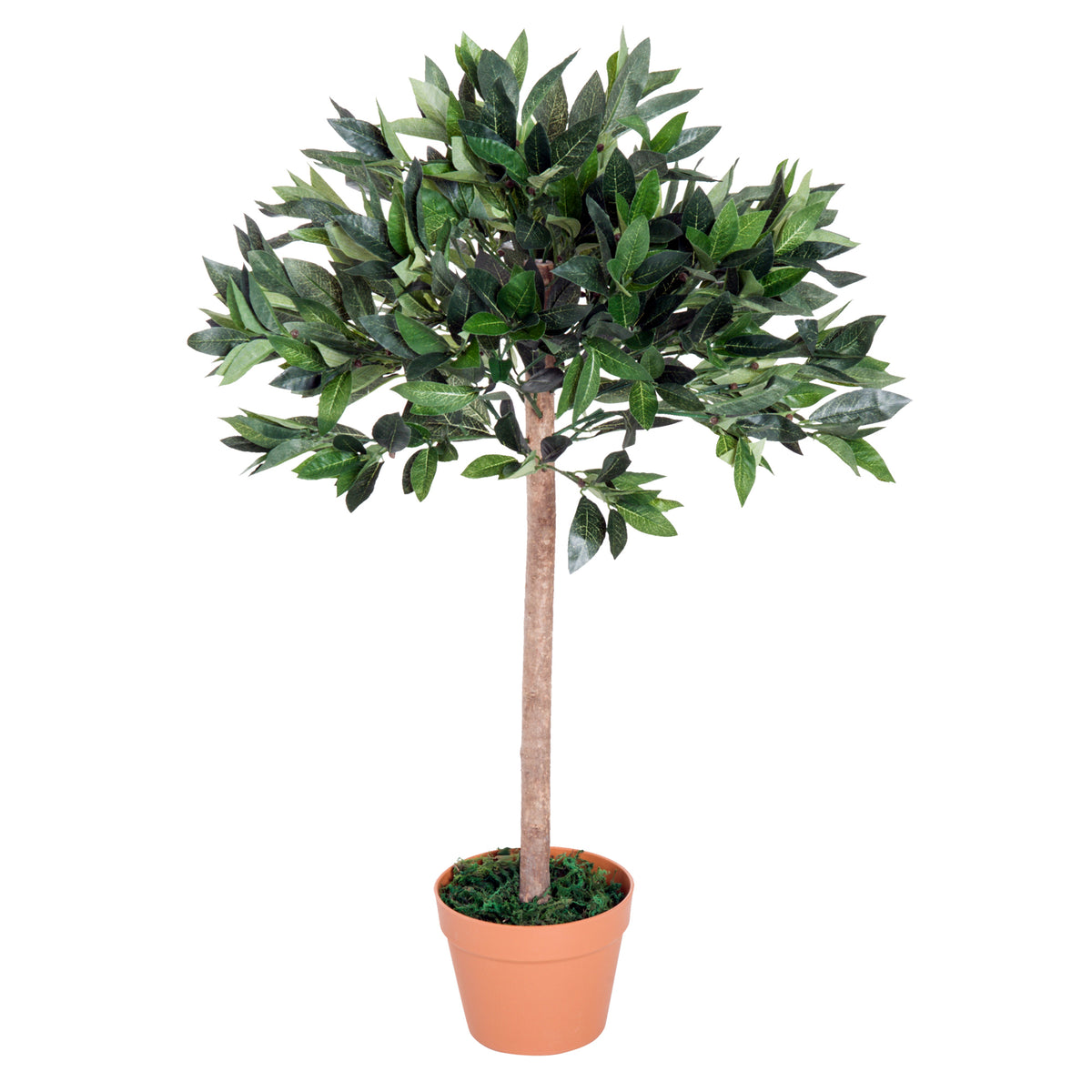 Outsunny 3ft Artificial Olive Tree Indoor Plant Greenary for Home Offi ...