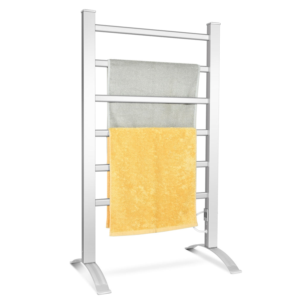 2-in-1 Electric Towel Warmer with 6 Bars