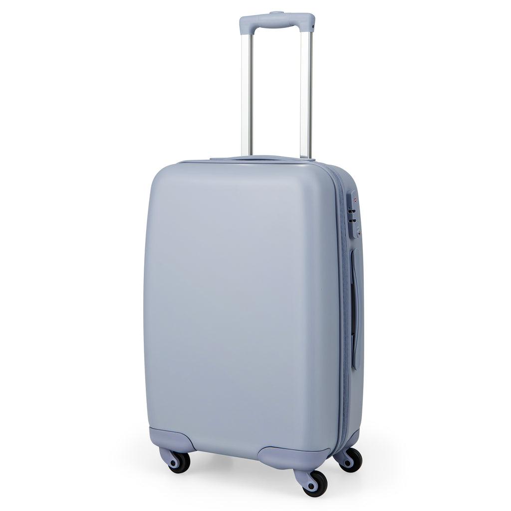 Hardside Luggage with Spinner Wheels, TSA Lock and Height Adjustable Handle-Blue