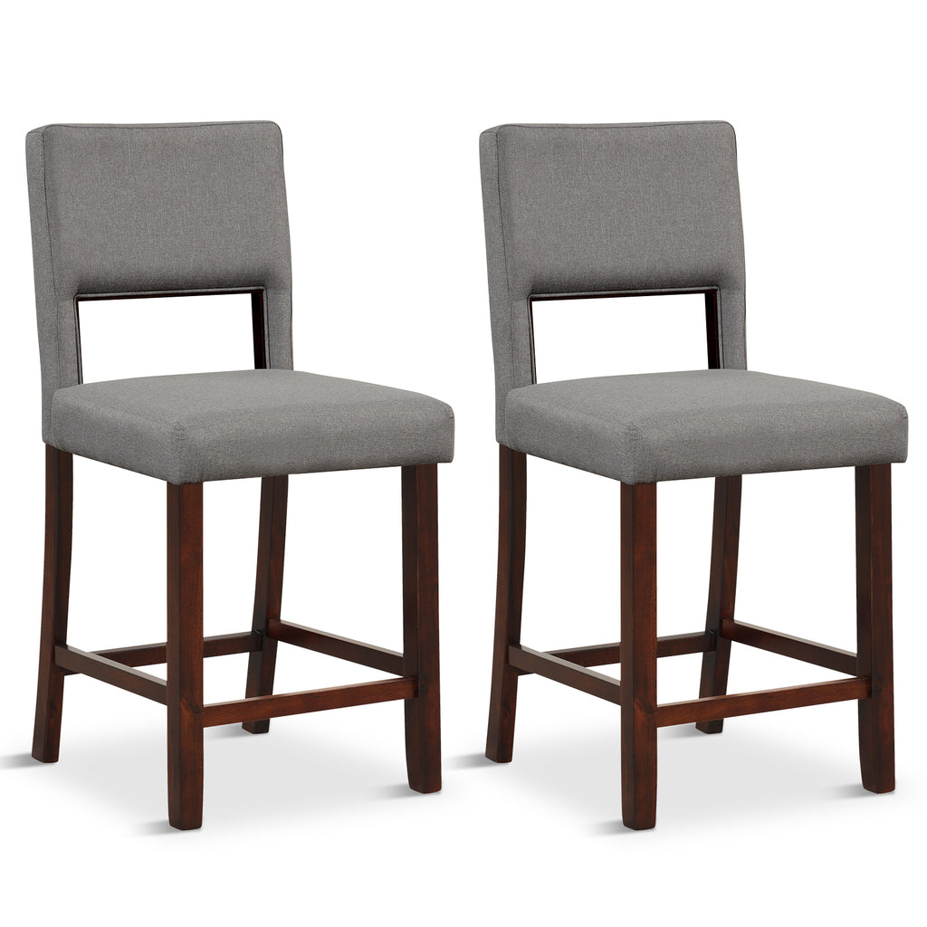 2-Piece Bar Chair Set-Grey