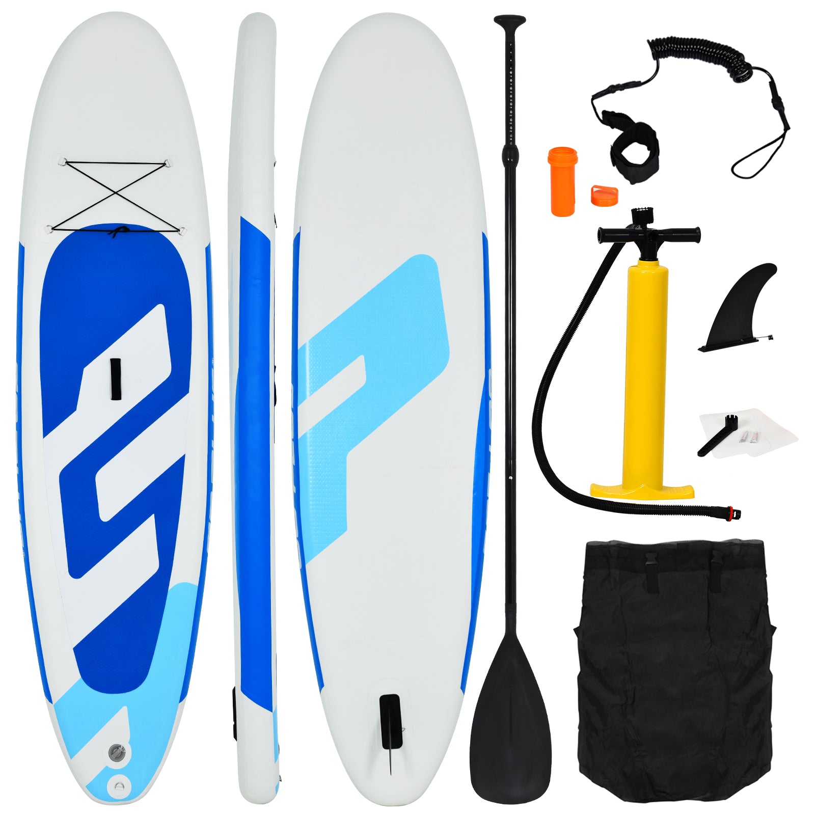 Inflatable Stand Up Paddle Board with Removable Fin Navy