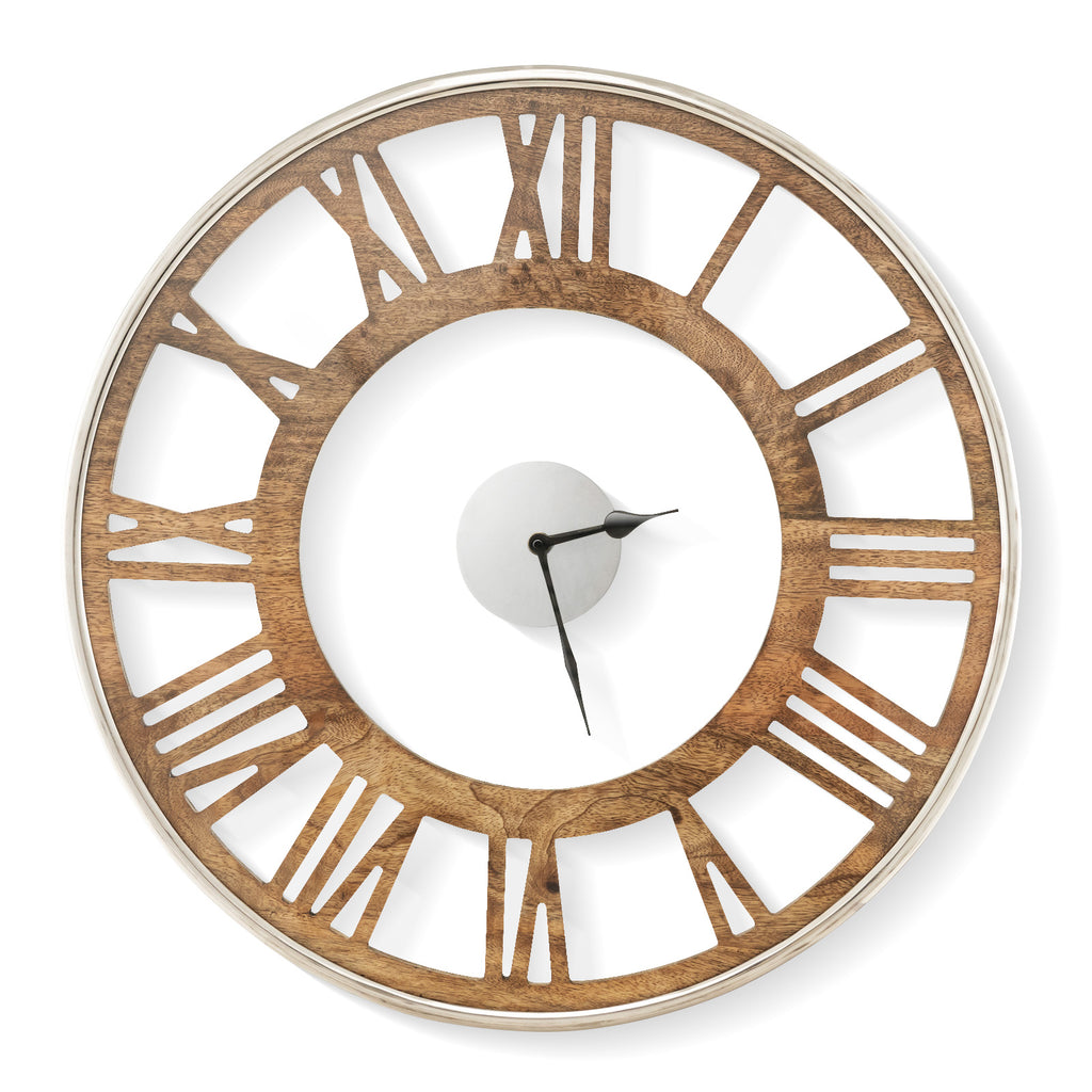 15.5/20 Inch Silent Wall Clock with Classic Frame-S