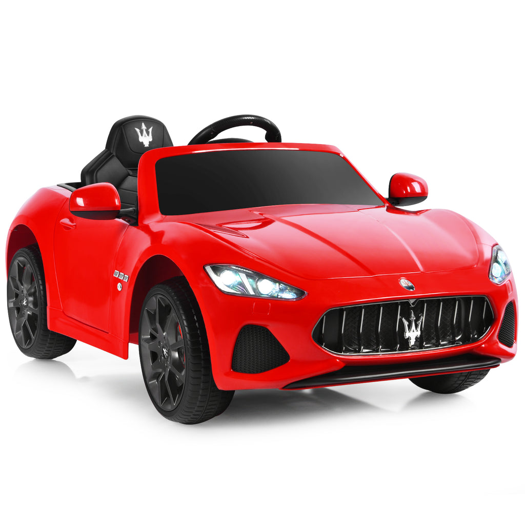 12V Battery Powered Compatible Maserati Toy Vehicle Red