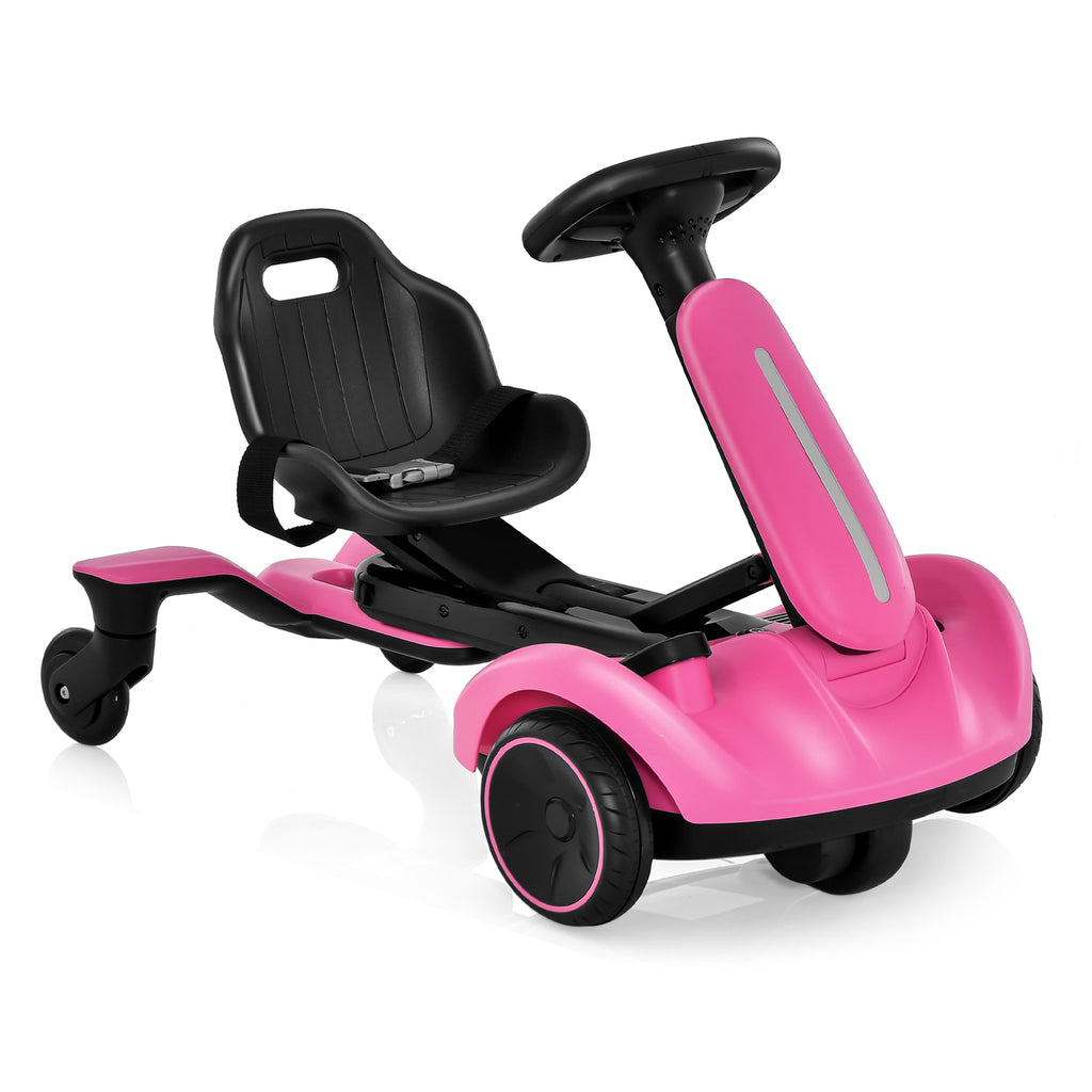 6V Electric Ride on Drift Car for Kids Aged 3-8 Years Old-Pink