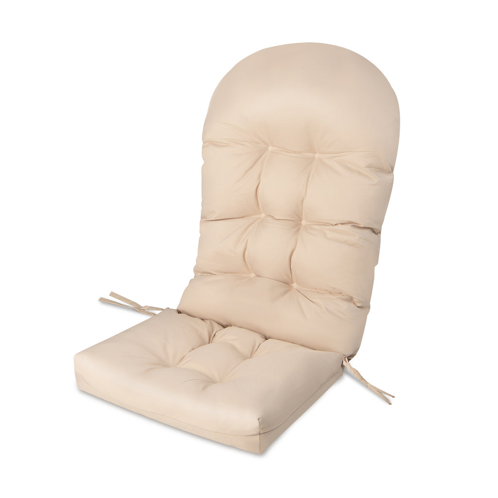 12 CM Thick Tufted Patio Adirondack Chair Cushion-Beige