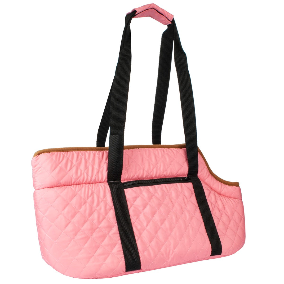 Pink Quilted Pet Carrier - Inspirely
