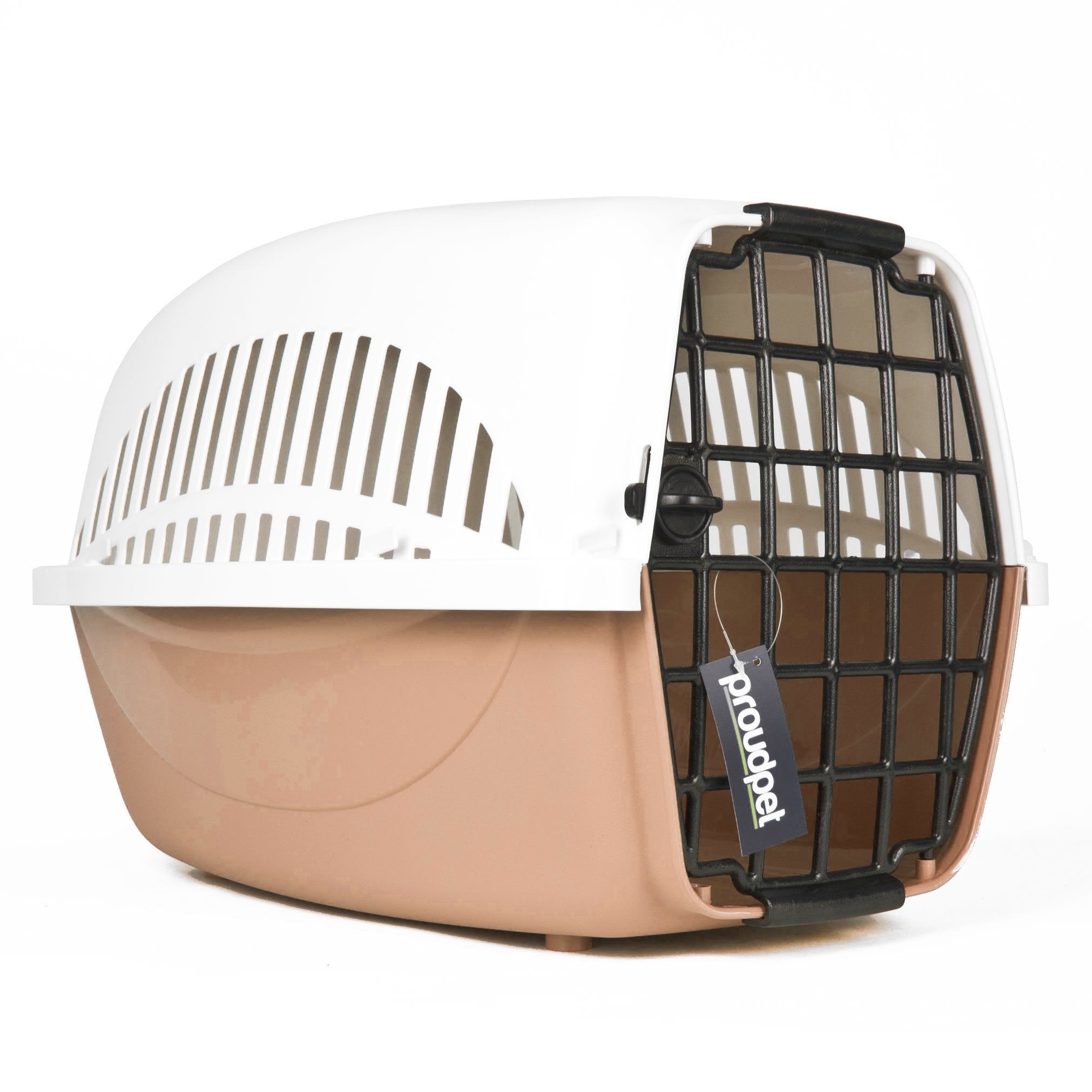 Hard Brown Pet Carrier - Small - Inspirely