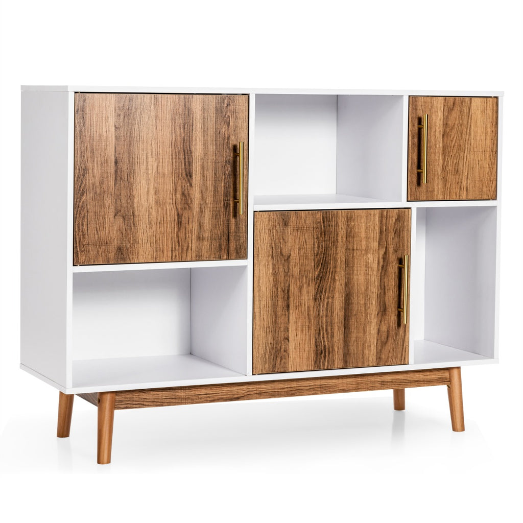 Modern Standing Sideboard Buffet TV Stand with Storage