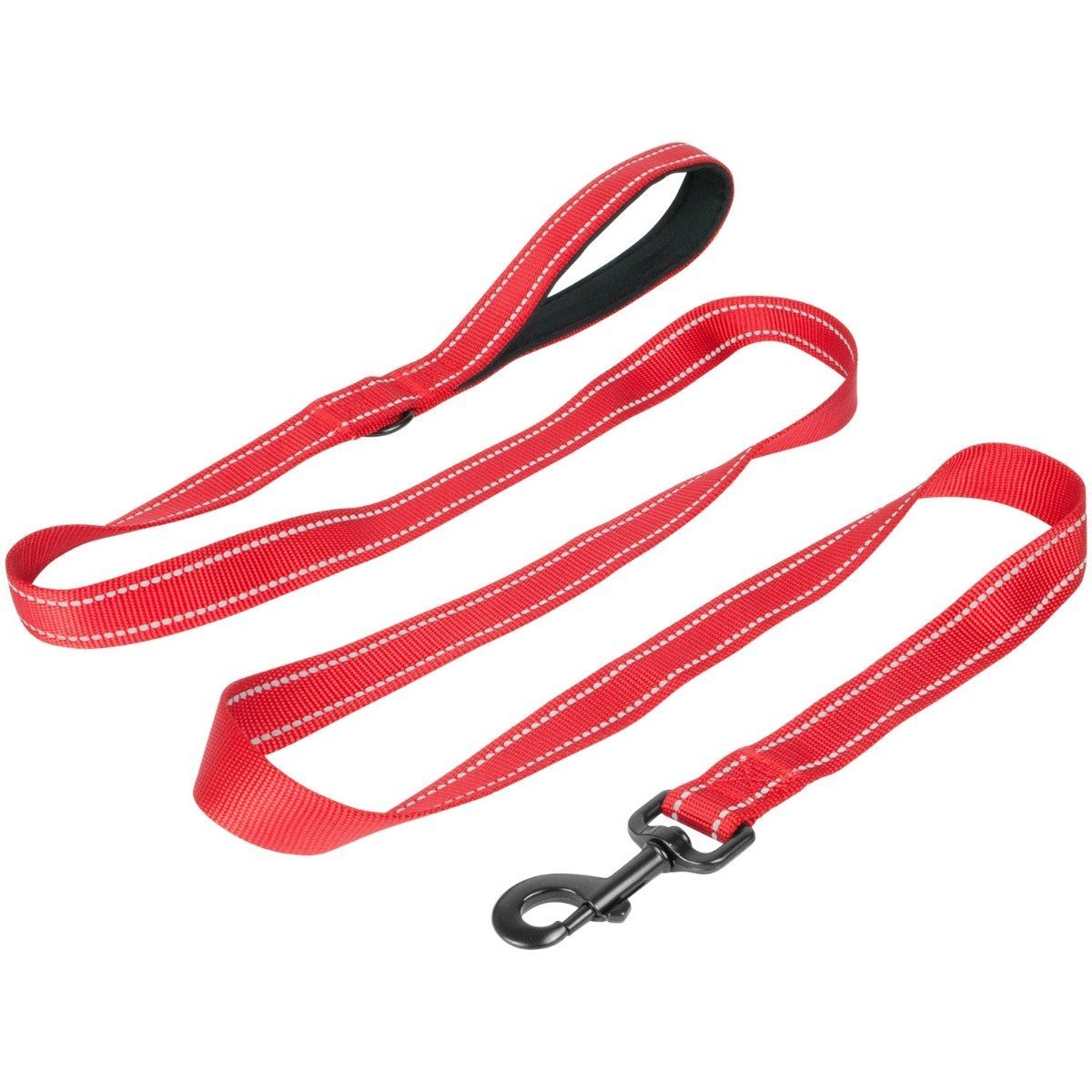 1.8m Dog Lead - Red - Inspirely